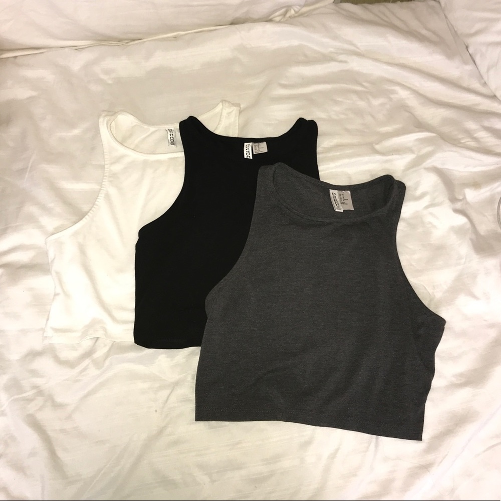 h&m crop tops